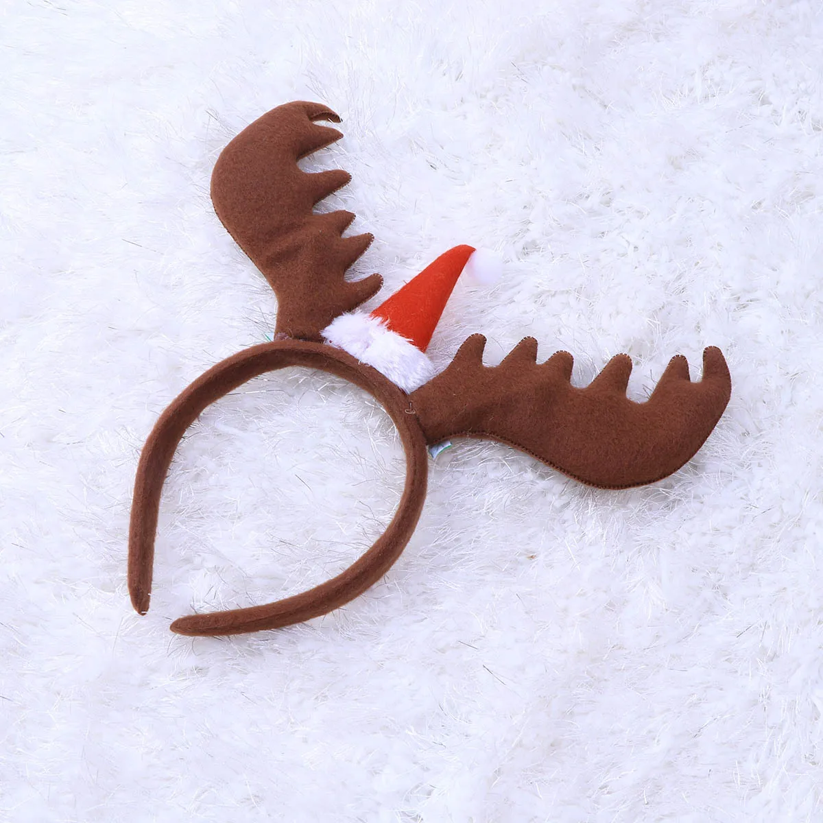 

Christmas Antlers Hair Hoop For Kids Adults Brown Lightweight Party Costume Accessory Hair Bands Christmas Headwear