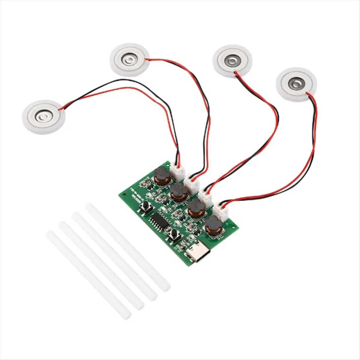 A72Z DC5V Type-C Mini Humidifier DIY Kits Mist Maker and Driver Circuit Board 4 Fogger Atomization Film Atomizer Sheet