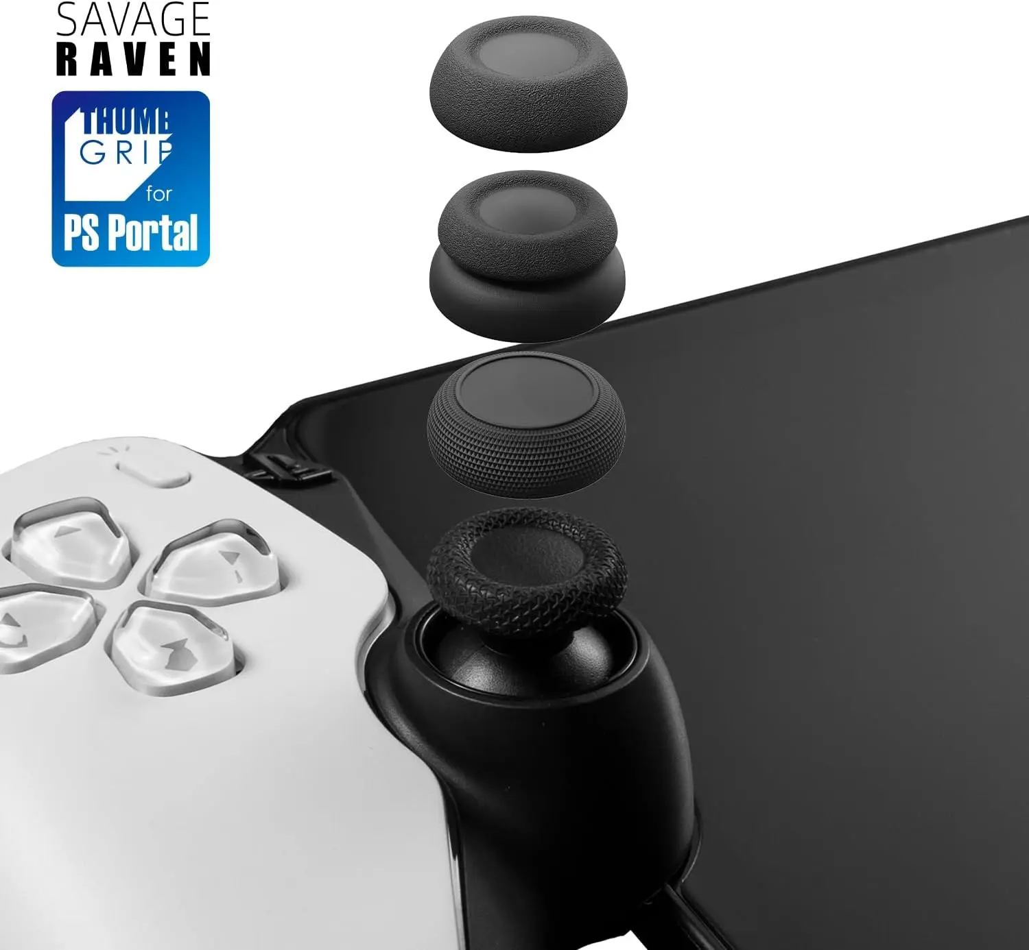 

Skull & Co. 6PCS Thumb Grip Set for PlayStation PS Portal Thumb Grips Joystick Cap Analog Stick Cover Silicone Thumbsticks Cover