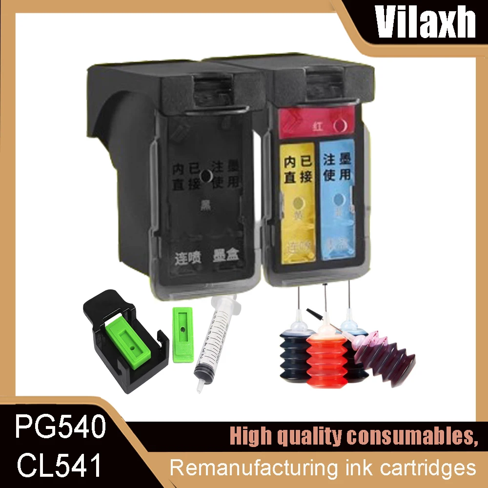 

PG 540 CL 541 Ink Cartridge pg540 cl541 Compatible for Canon Pixma MG 2150 2250 3150 3250 3550 4150 4250 MX374 MX375 MX395 475