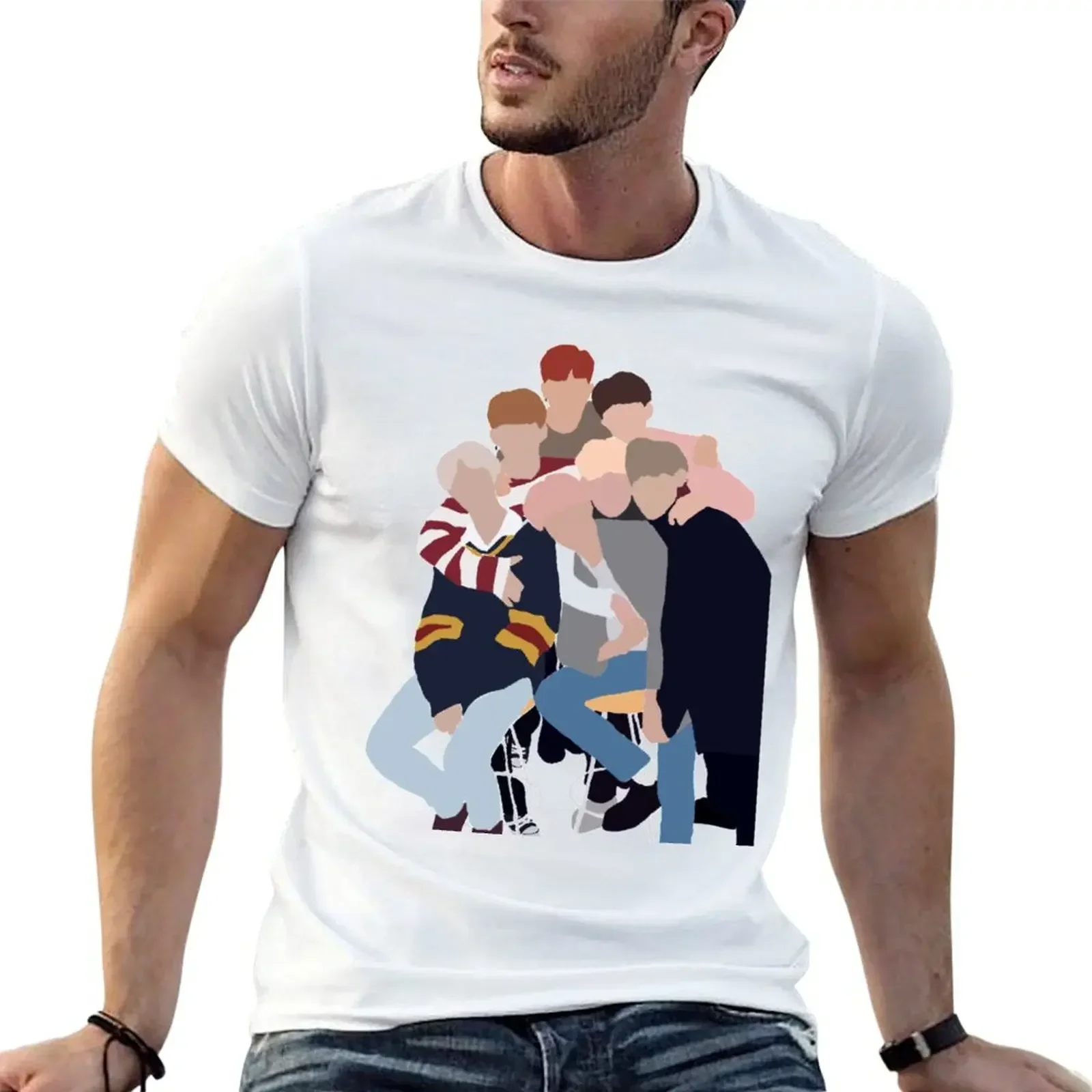 

Monsta X T-Shirt anime kawaii clothes mens t shirt graphic