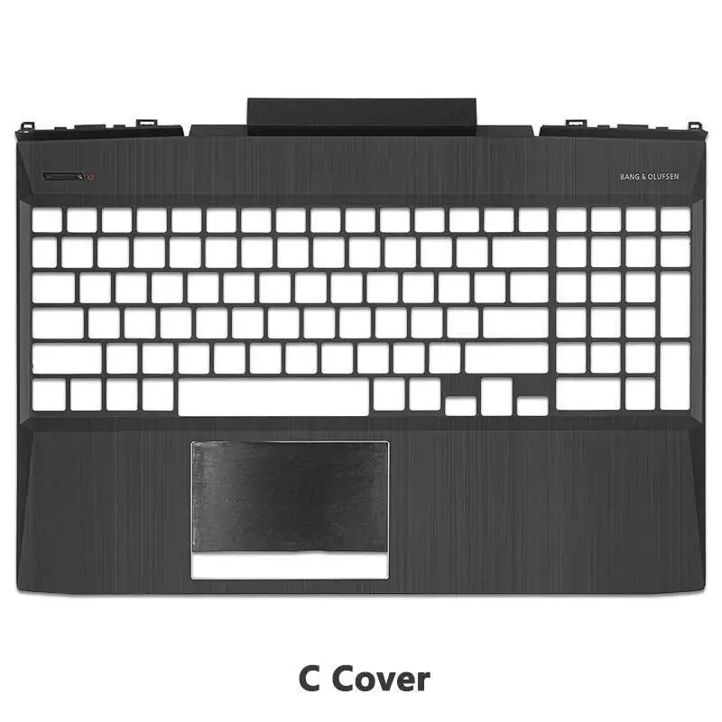Omen 15-DC TPN-Q211 15-Dc1055tx 15-DC1060TX ラップトップシェル LCD バックカバー フロントベゼル パームレスト ボトムケース エアアウトレット ブラック
