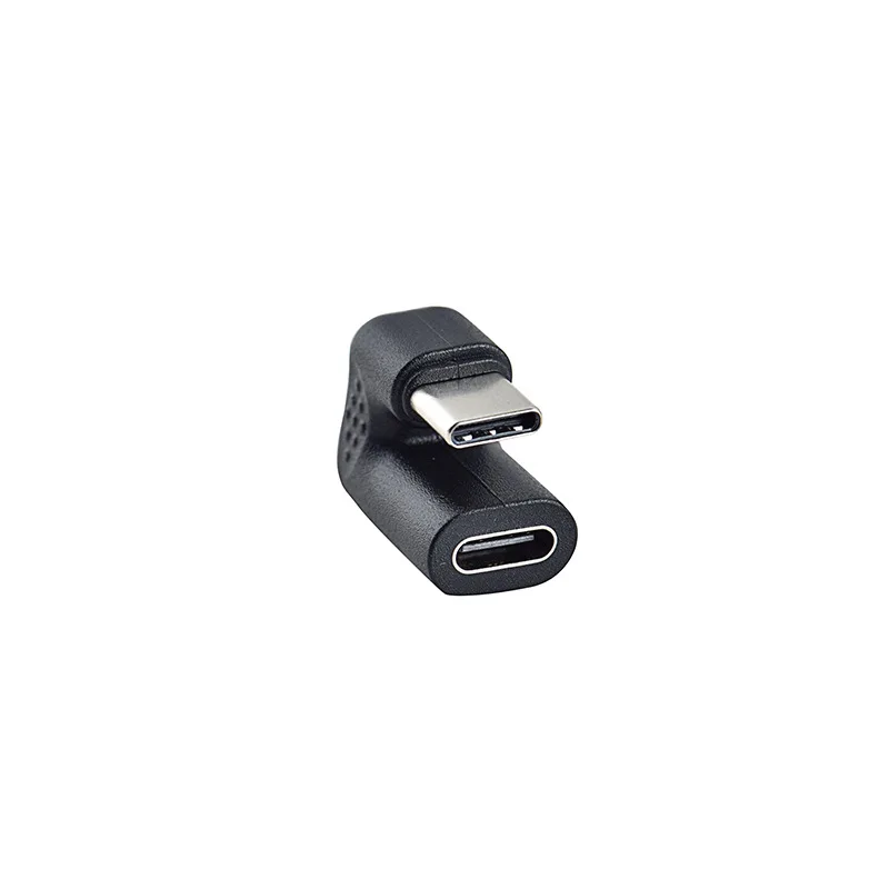 Adaptador convertidor de USB-C macho a hembra para teléfono inteligente, USB 180 de ángulo recto de 3,1 grados, tipo C, para Samsung, Xiaomi y Huawei