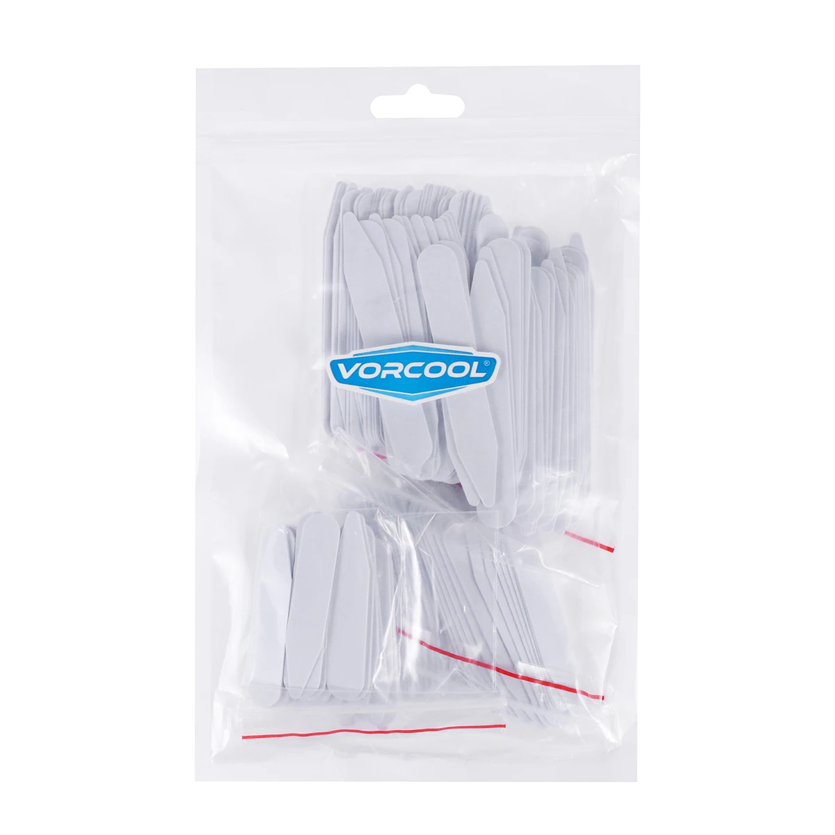 200 peças colarinho permanece acessórios de camisa branca de plástico durável 3 tamanhos 2 polegadas 2,5 polegadas 2,8 polegadas clipes de gravata