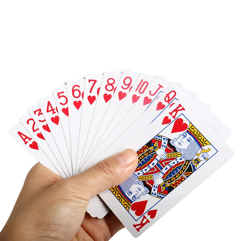 Marked Deck Playing Cards Poker Magic Tricks Perspective Poker Cards Close-up Street Illusion Gimmick for Beginner Easy Magic