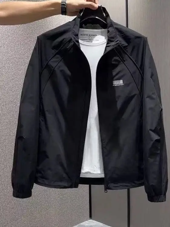 

Мужская рабочая одежда с воротником-стойкой, тонкая хлопковая куртка, верхняя одежда, осень-зима, новая модная универсальная хлопковая одежда, теплая одежда