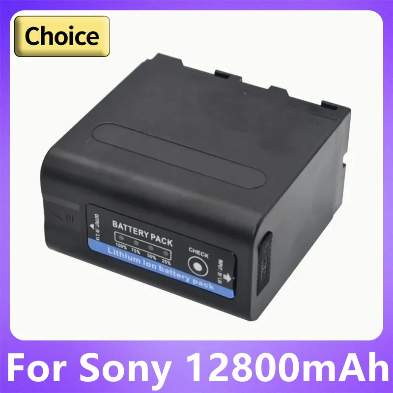 USB Input Charge 12800mAh NP-F970 NP-F980 F960 F970 Battery Power LED Power Bank Indicator for Sony F960 F550 F750 F770 MC1500C