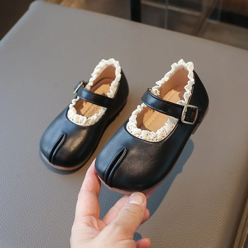 Spring Autumn Girl Princess Shoe 2026Spring Autumn New Korean Edition Girl Soft Shoe Fashion Girl Anti Slip Student Leather Shoe