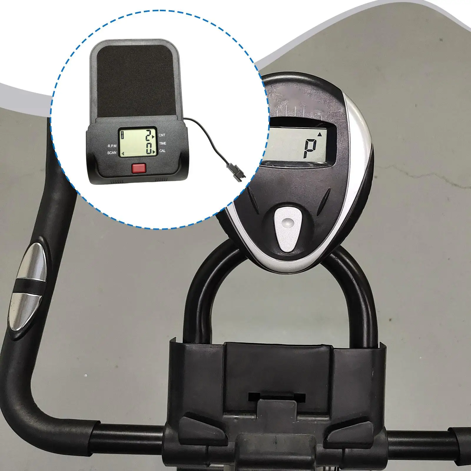 Fitness Devices LCD Display Bike Counter Easy Operation Monitor for Multifunctional Sports Machine