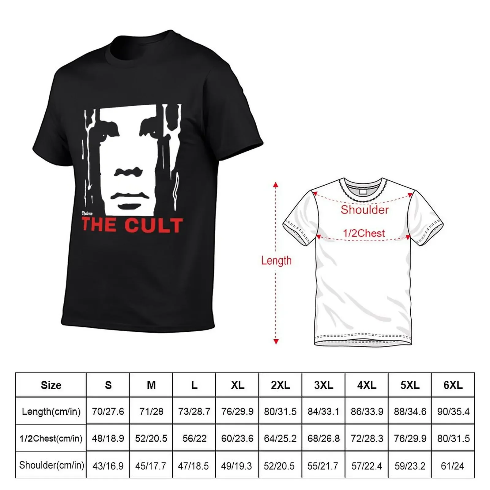 The Cult - Ian Astbury T-Shirt oversized man t shirt Men's t shirts