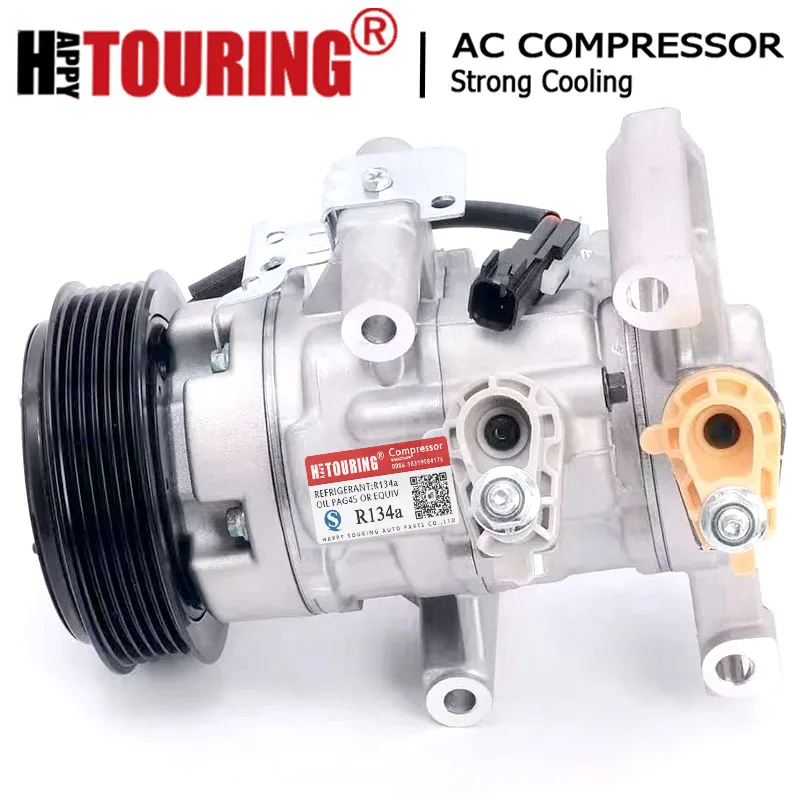 ضاغط تيار متردد 10SRE13C لسيارة FORD Figo TRANSIT TOURNEO COURIER FIESTA 1846037 E3B1-19D629-AA ح 477280 -9500 477280 -9500 12R01643 #1