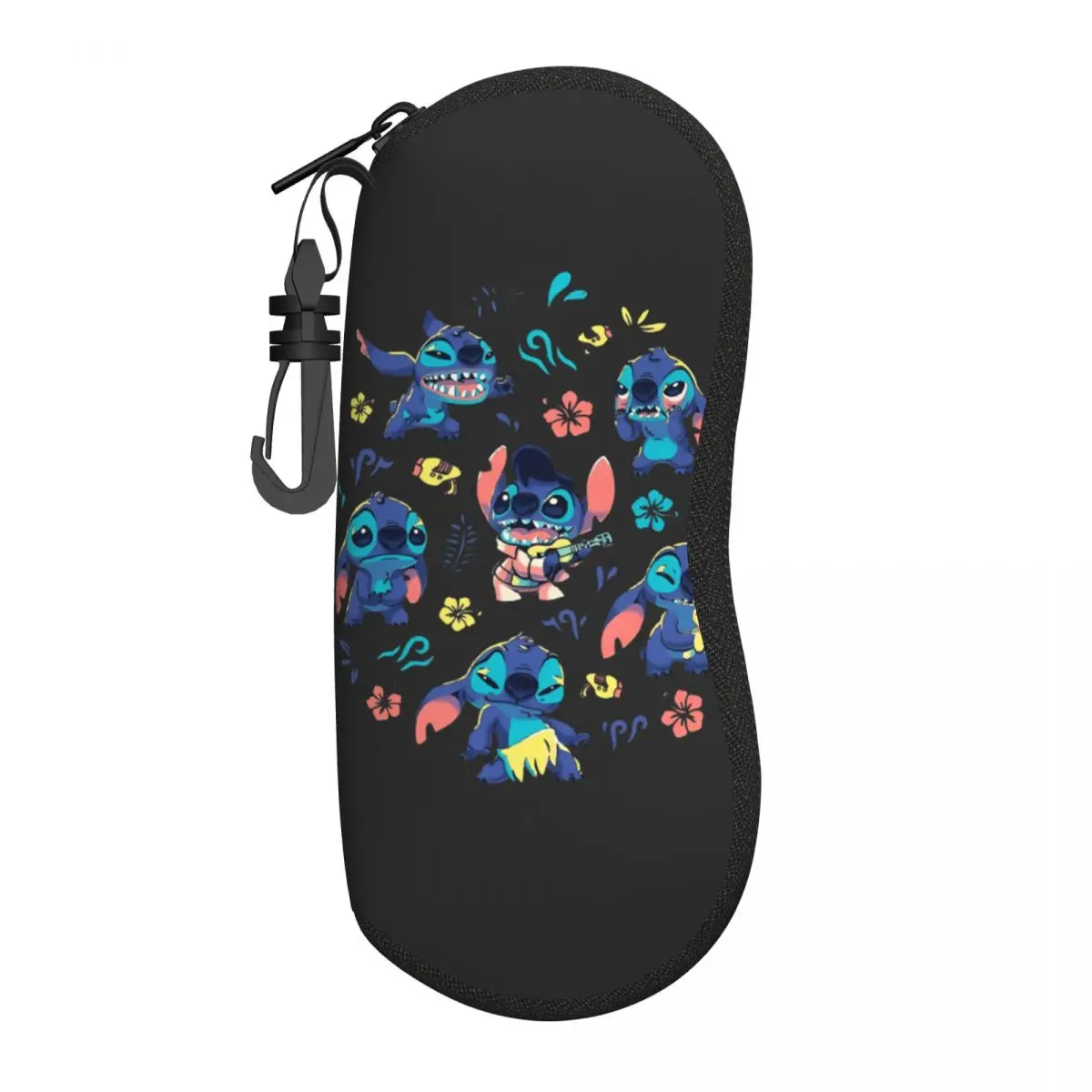 

Stitch Glasses Case Unisex Sunglasses Pouch Classic Zipper Eyewear Storage Convenient Eyeglass Cases Cover