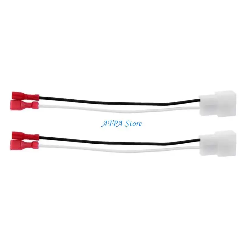 

U13C Double Speaker Wire Adapter Oxygen Copper Car Stereo Harness for Vehicle Use