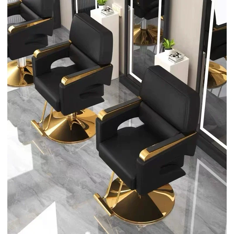 Hair Salon Specific Lifting and Rotating Modern Minimalist Fashion, New Hair Salon Chairs, Hair Cutting, Hot Dyeing Seats
