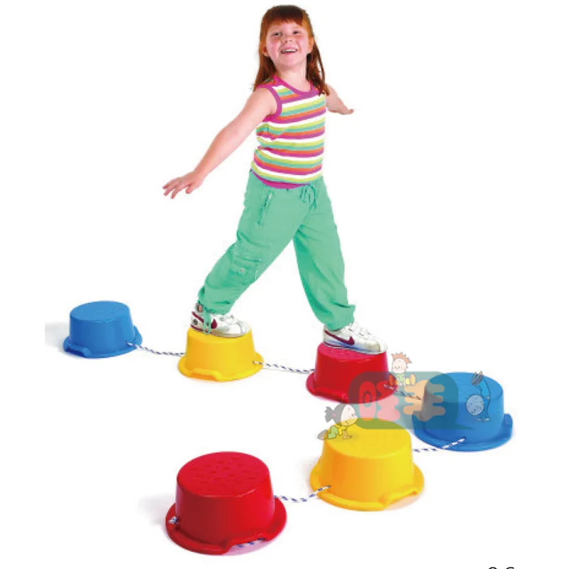 6Piece Pack Child Balance Stepping Stones Sensory Integration Toys For Kids 4 To 8 Years Old Boys Girls Kindergarten Toy