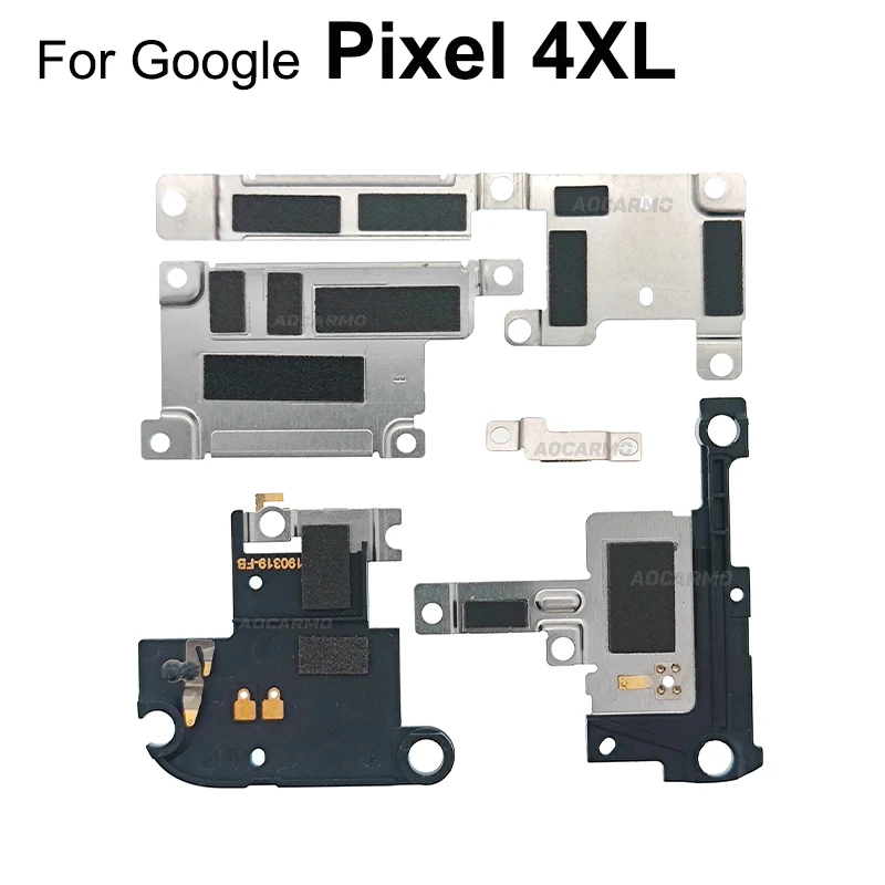 Aocarmo 1Set For Google Pixel 4XL 4 XL Motherboard Bracket Plate Flex Cable Holder Cover Metal Fixed Buckle Replacement Part