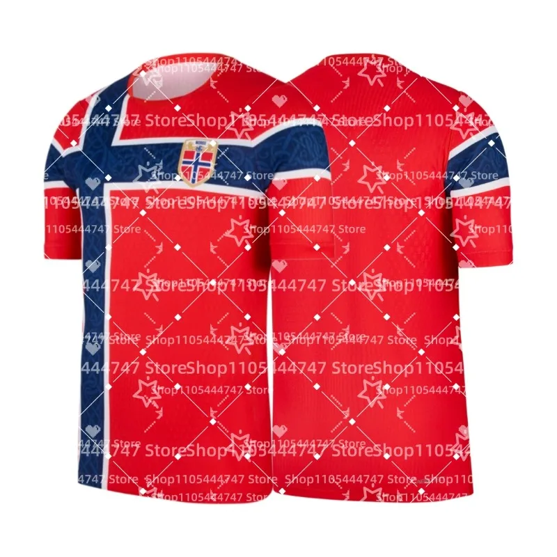 Nueva Camiseta de Fútbol de Noruega para Hombre y Mujer, Verano 26-27, Apta para Uso Diario y Entrenamiento