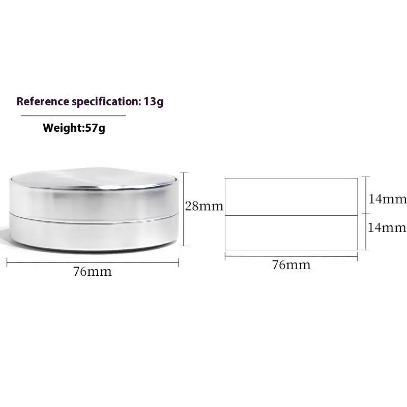 Boîte bouffante à coussin d'air vide – Trousse à cosmétiques portable avec éponge à poudre et miroir |   Pour remplir BB crème/fond de teint