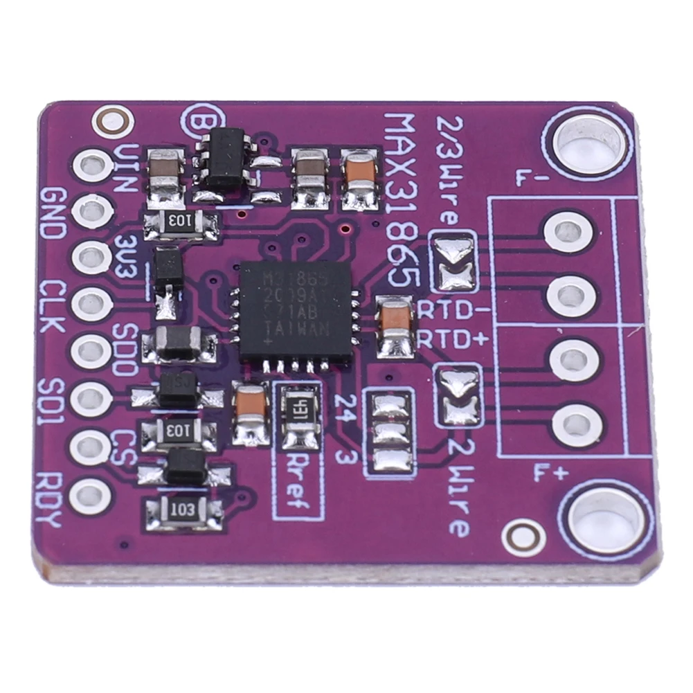 MAX31865 PT100/PT1000 RTD płyta konwertera cyfrowego 3.3/5 V moduł czujnika temperatury czujnik moduł wzmacniacza konwertera czujnika