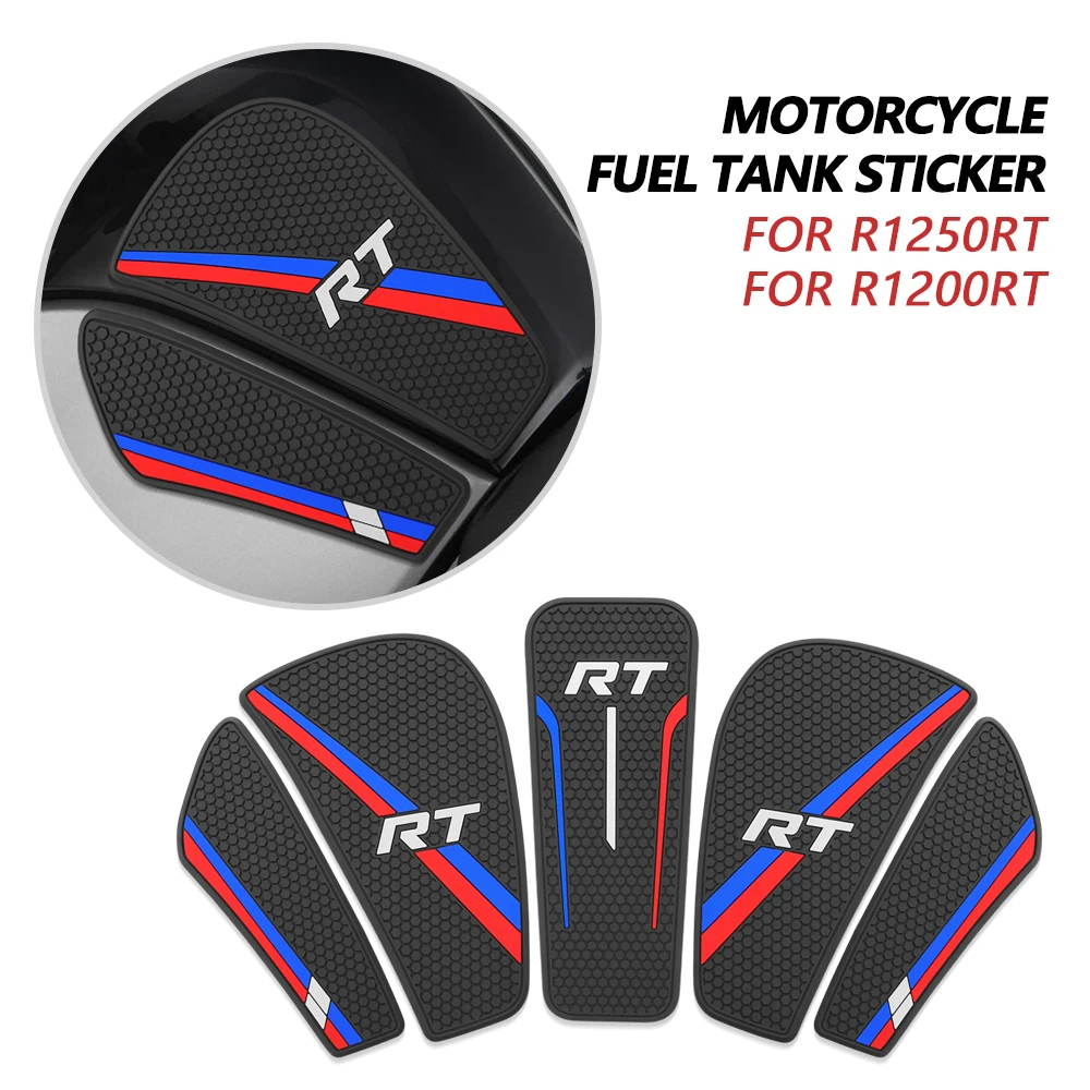 

For BMW R1250RT BMW R1200RT 2020-2024 Motorcycle fuel tank traction pads protective sticker kits non-slip side fuel tank pads