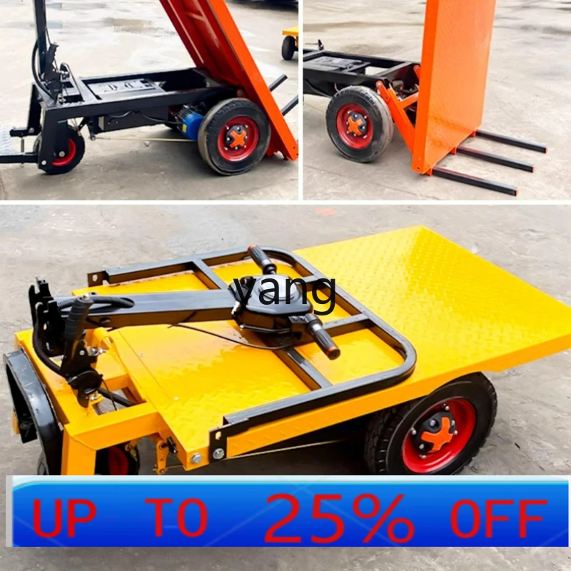 

LTT Electric three-wheeled flatbed truck Cement transportation Feed warehouse trolley