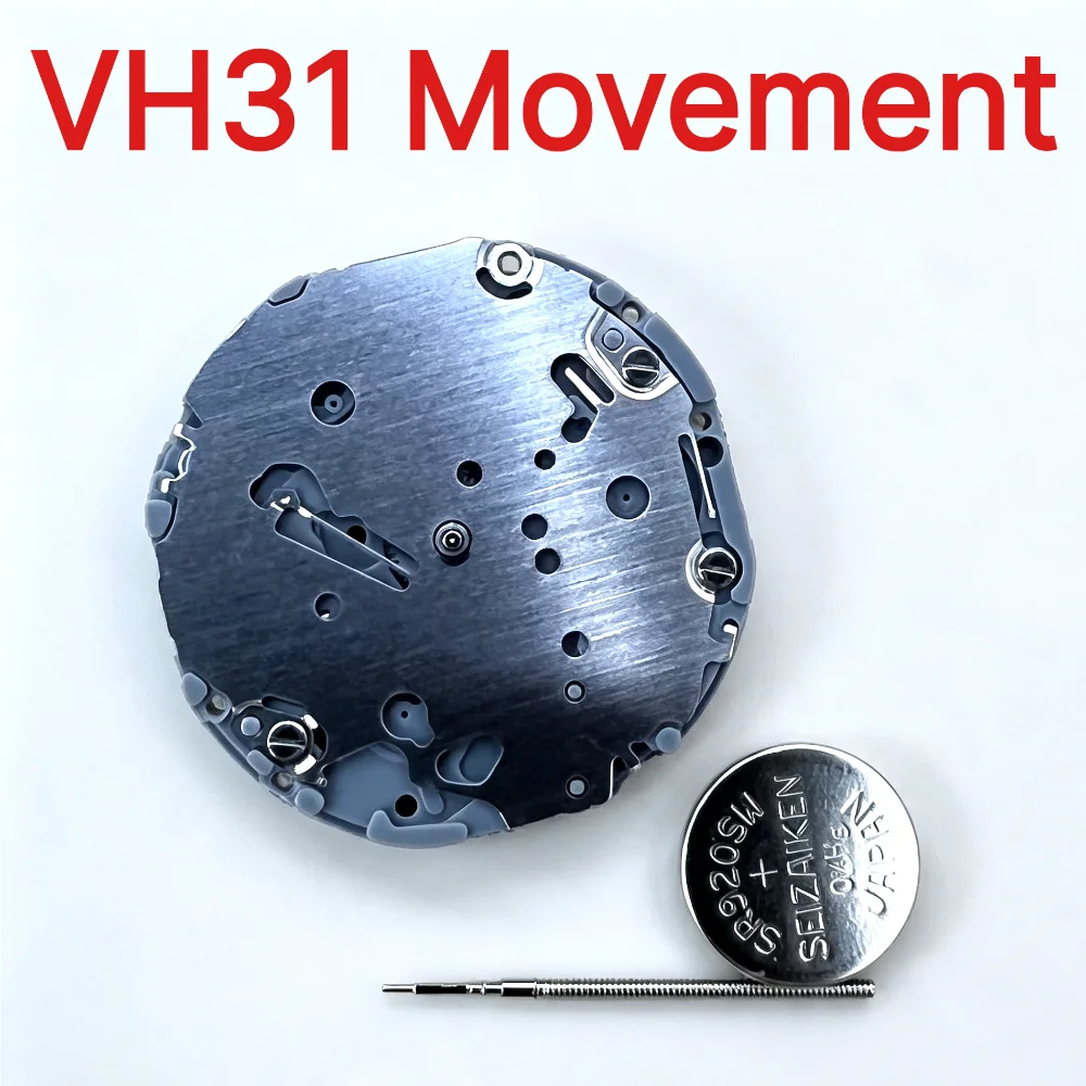 Brand New Japen Quartz Movement VH31 Sweep Second 3 Hands TMI Time Module Movement Vh31B/VH31A 110 ½ Ligne Quartz Movement