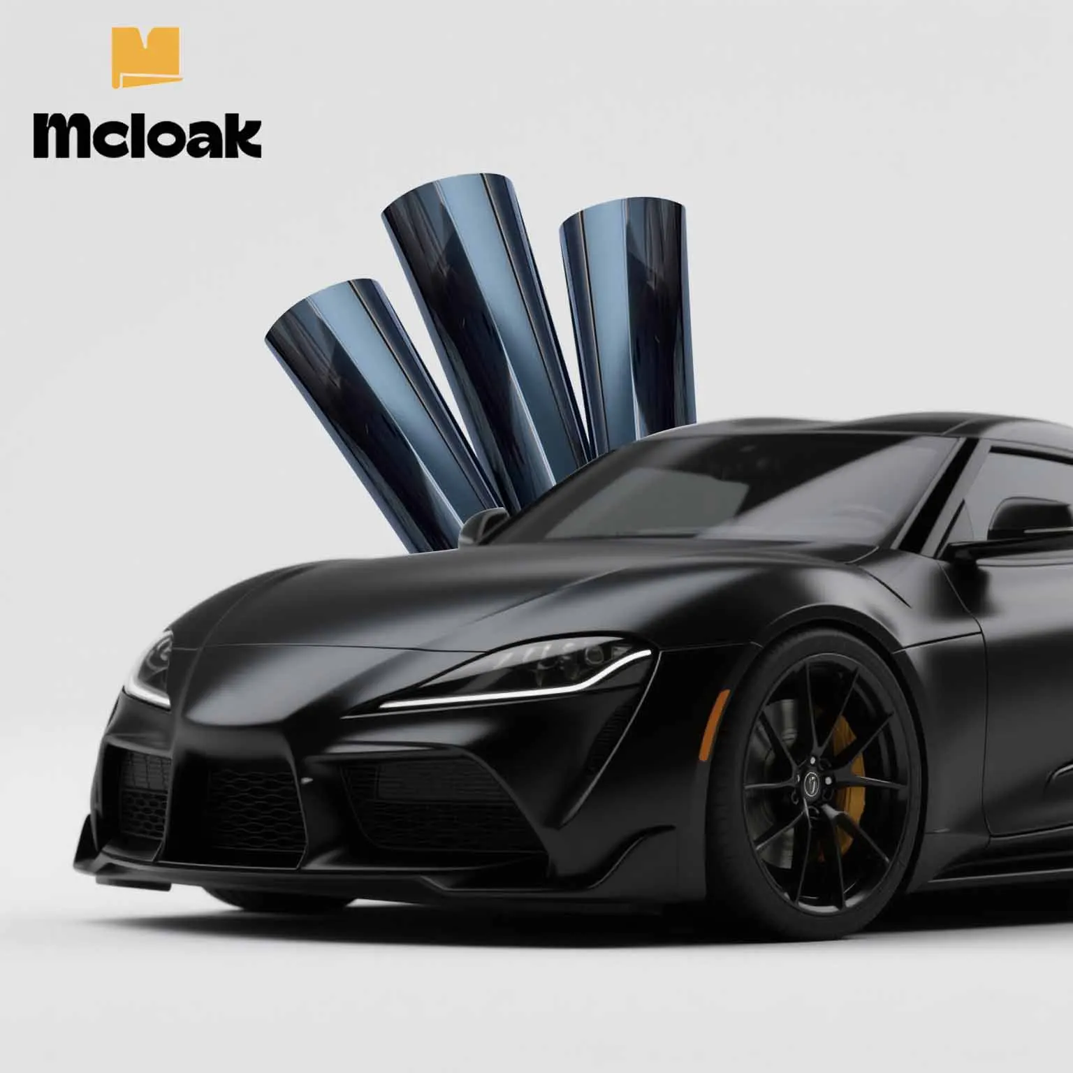 究極のUV400保護、熱反射、自己修復ナノセラミックUV+シリーズウィンドウフィルム（テスラモデルY用）、70%可視光透過率、PET TPU製