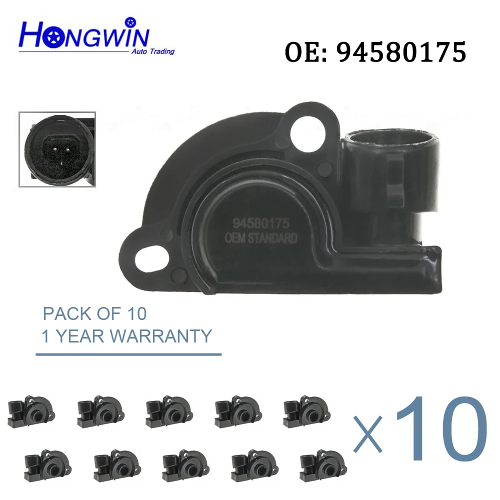 

10 Pcs 93740916 93740914 94580175 ADG07202 TPS Throttle Position Sensor For Daewoo Matiz KLYA Tico KLY3 0.8 1995-2005