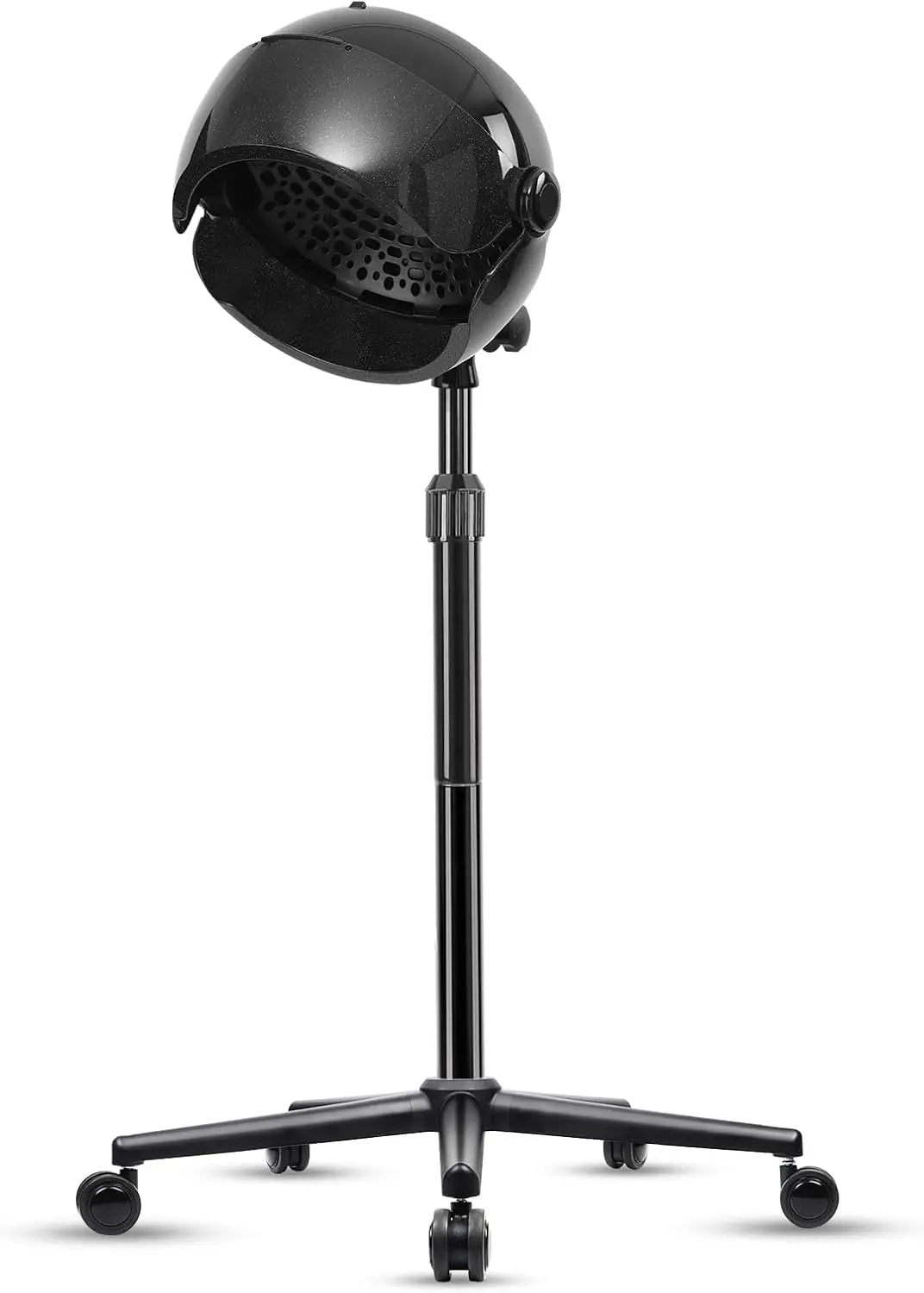 

Профессиональный фен с капюшоном, цифровым дисплеем, сенсорным управлением и 3 температурными режимами для салонов и домашнего использования - черный