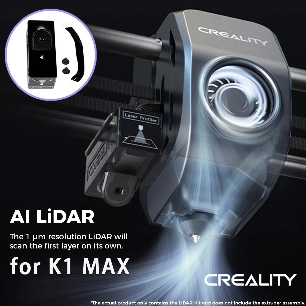 

CREALITY Original AI LiDAR Kit for K1 Max AI Fast 3D Printer First Layer Scan Foreign Object Detection 3d Printer Accesoires