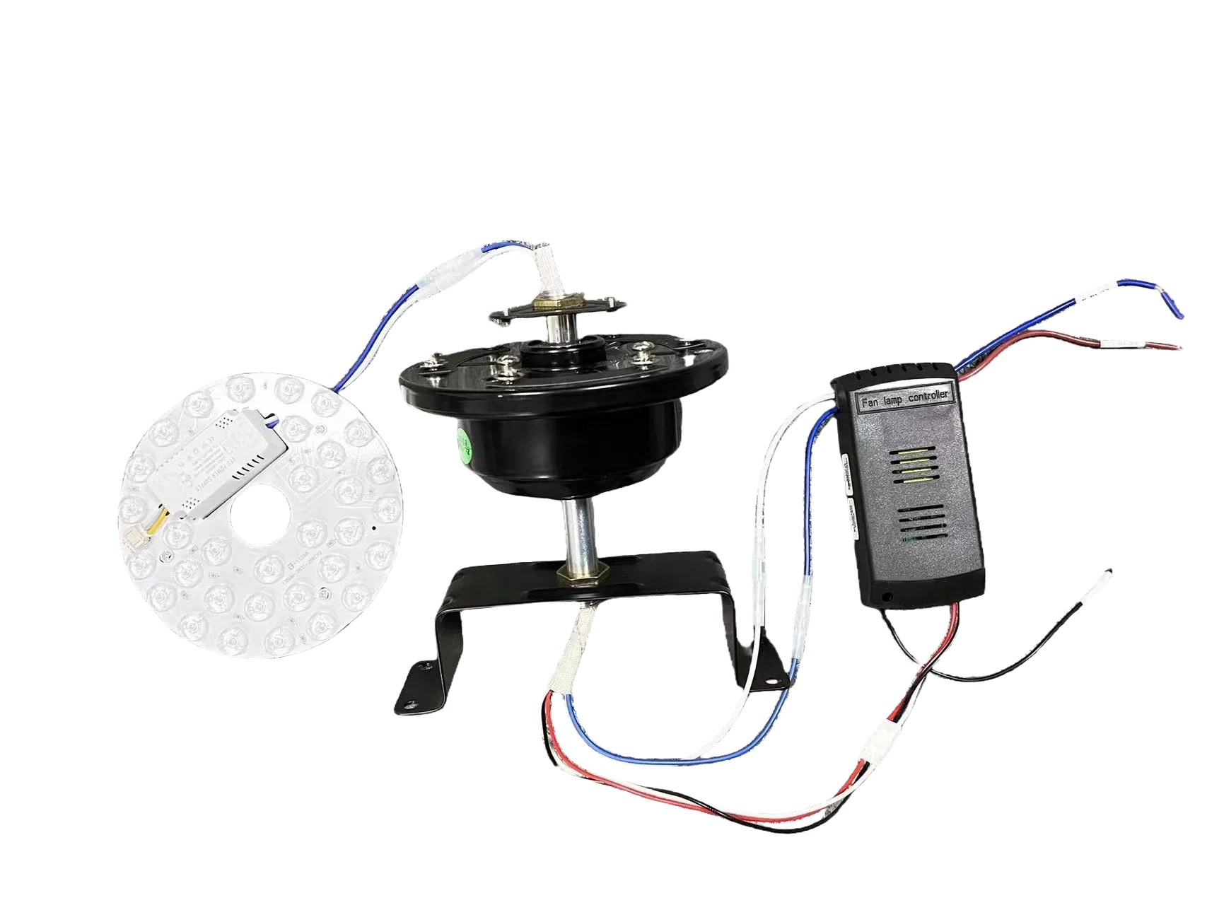 LED-Panel und Antriebssteuerung für 52/42-Zoll-Dreiflügelventilator mit dreifarbigem Licht, LED-Panel-Licht, AC 85–265 V, Beleuchtungstransformator – Detail 8