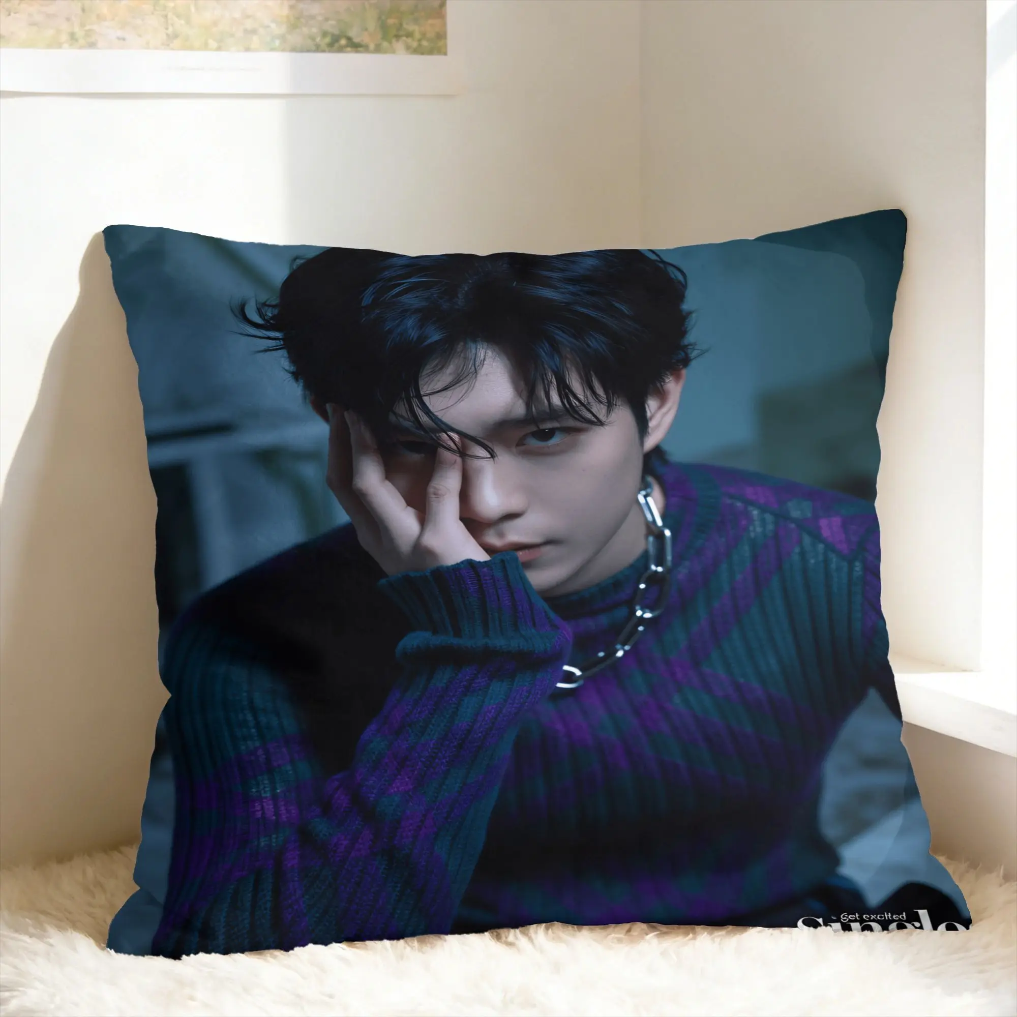 Y-Young-dae Kim Pillowcases  Kawaii Pillow Case For Chair Sofa Home Decor Graphic Pillow Cover