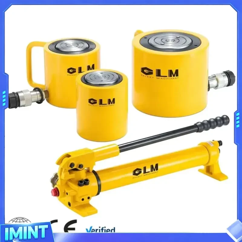 Low Profile Power Small Hydraulic Power 10 Ton Alloy Steel Single-Acting Low Height Hydraulic Lifting Cylinders Jacks