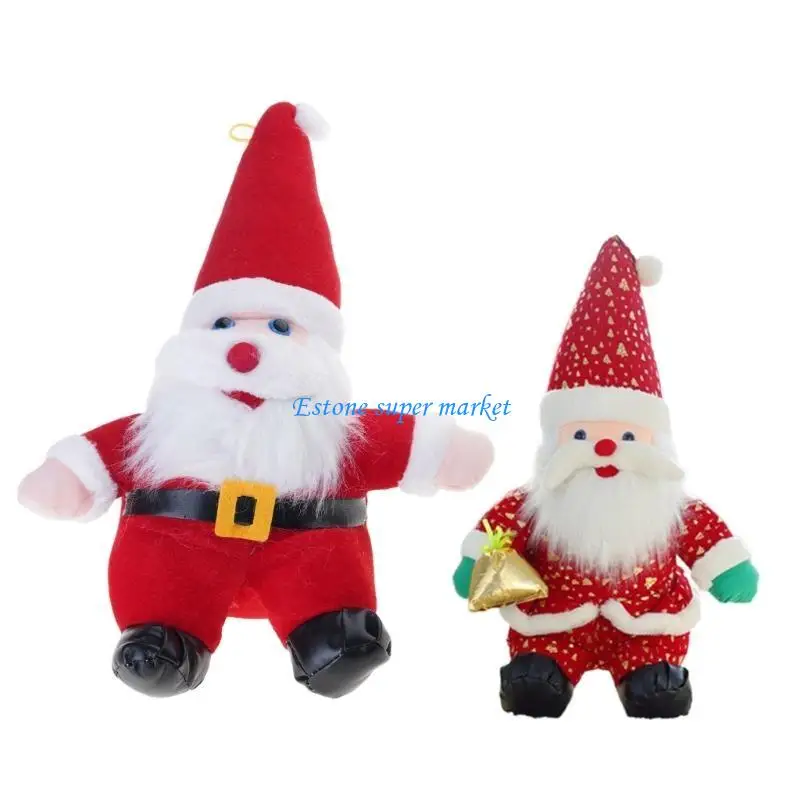 090B Xmas Bed/Sofa Plush Animals Santa Toy Newborn Babies