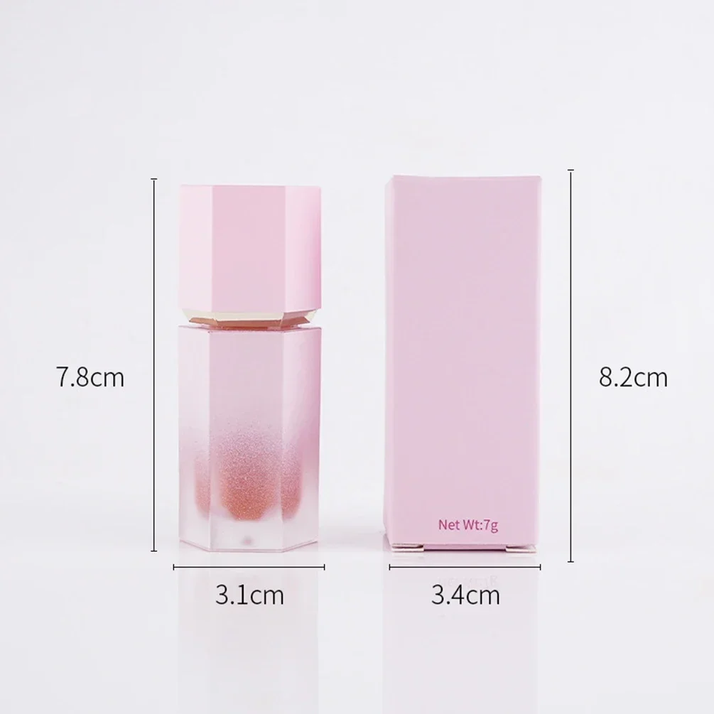 Private Label 8-color Hexagonal Tube Liquid Blush Custom Logo Matte Long Lasting Smooth High Pigment Cushion Makeup Wholesale