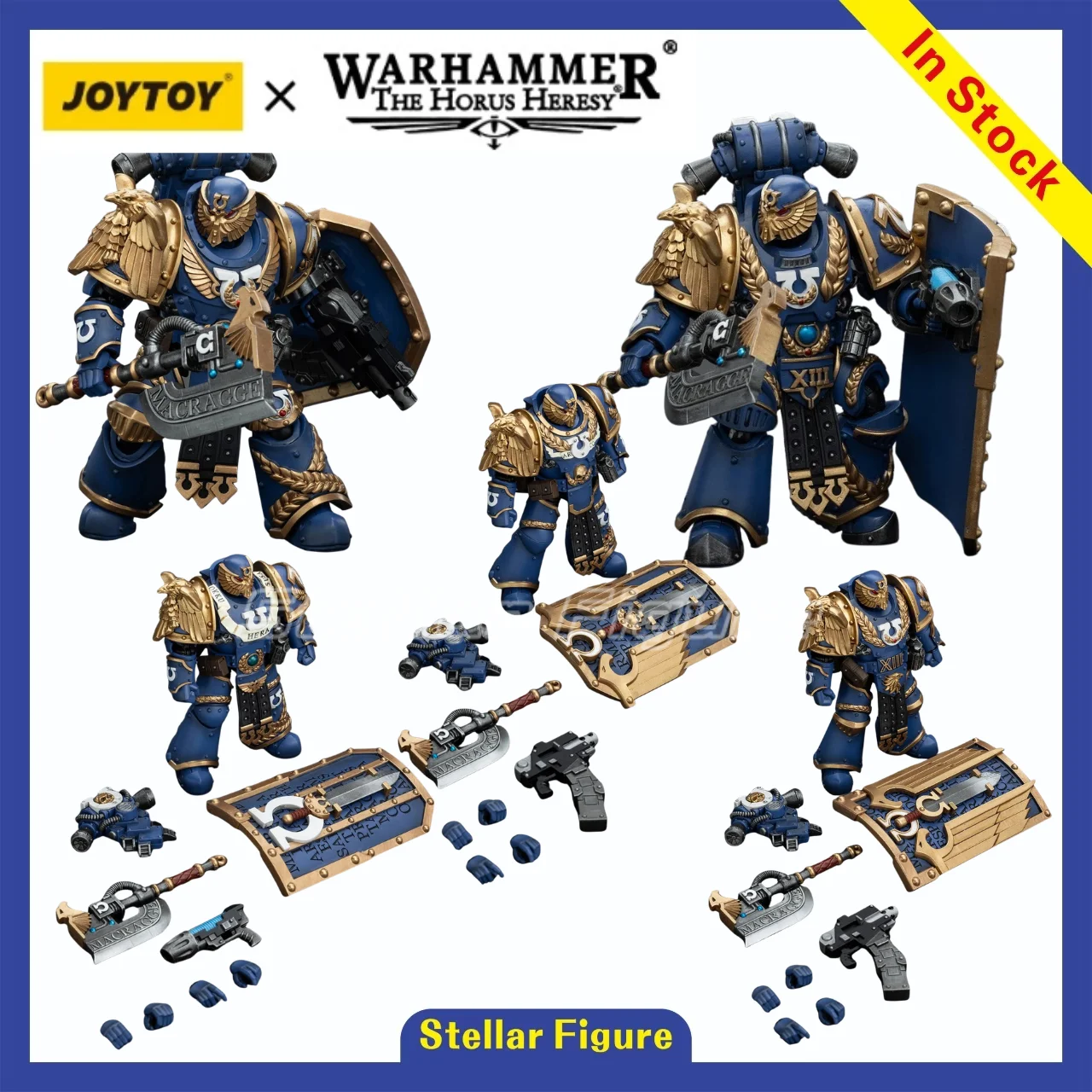

【Pre-sale】1/18 JOYTOY Warhammer 40K Ultramarines Invictarus Suzerain Squad Suzerain 1 2 3 4 5 Action Figure Model