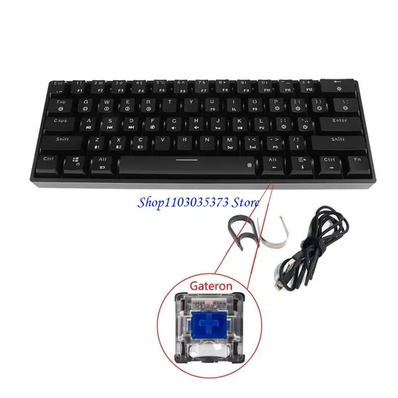 

D46B RGB Светодиодная подсветленная беспроводная беспроводная Bluetooth-совместимая 5,0 беспроводной двойной режим механический