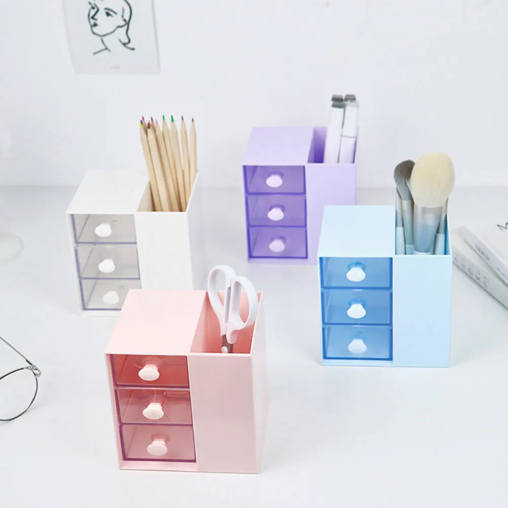 

Desktop Storage Pen Organizer Household Container High Capacity Multi-function Stationery
