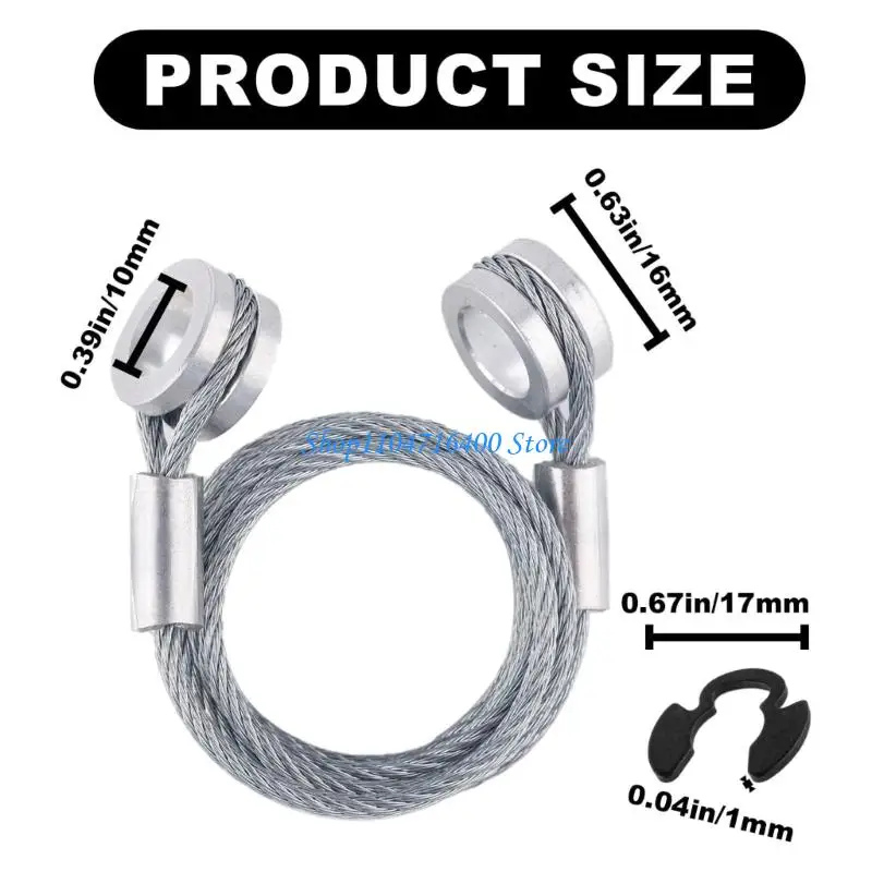 Picture 7: y1gd Pack of 2 Efficient Neighborhood Release Mechanism Cable Set with Addons for Automobile Maintenance Boosts Execution