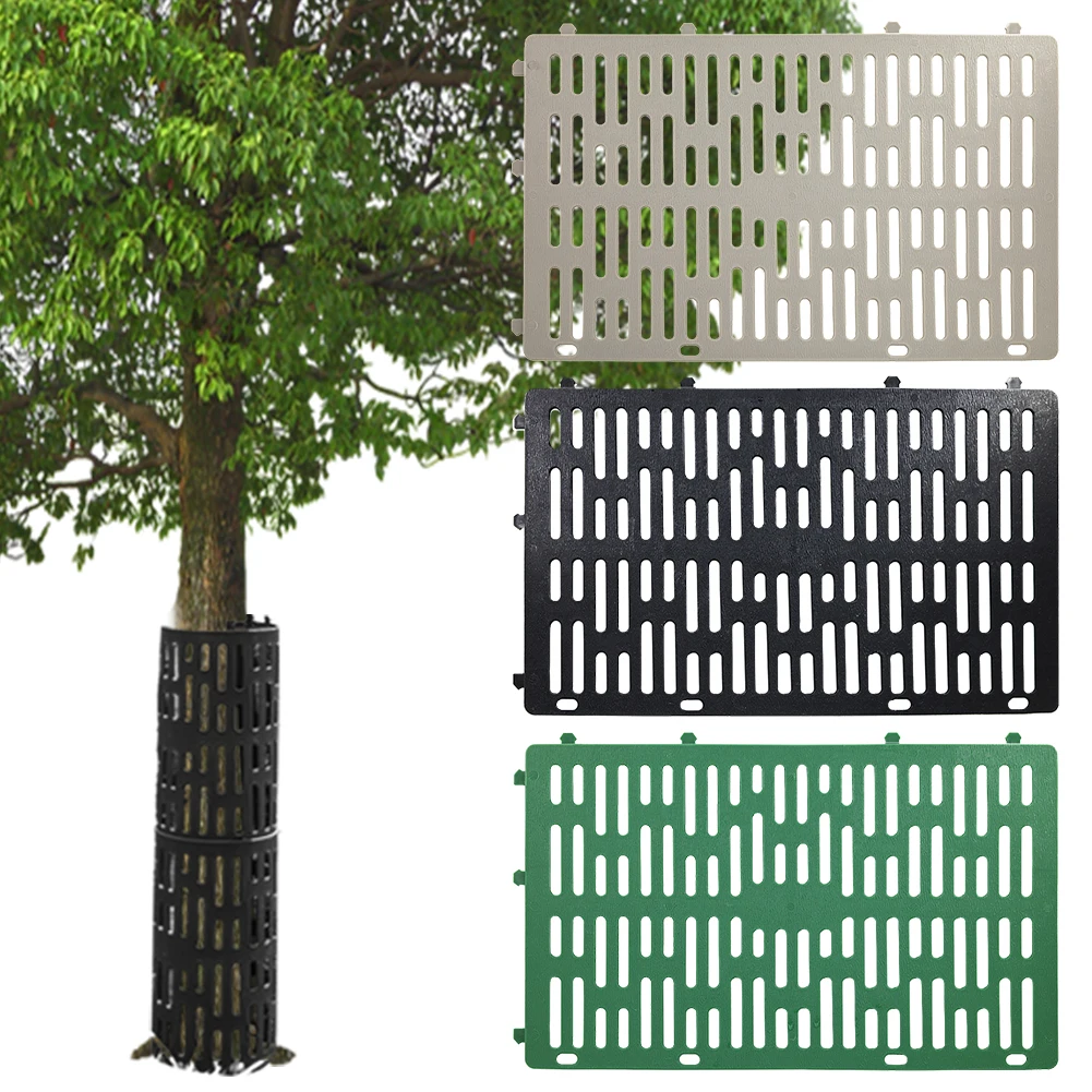 6Pcs Tree Trunk Protector Bark Plant Protectors with Twist Ties Saplings Guard Cover Adjustable for Various Size Trees Plants