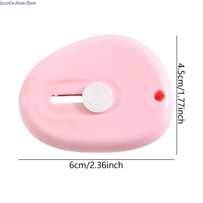 D0UA ตัวอักษรพกพาที่เปิดศิลปะตัดกล่องห่อกระดาษตัดกระดาษตัดกล่องน่ารักเปิดเครื่องตัดพ็อกเก็ตคัตเตอร์
