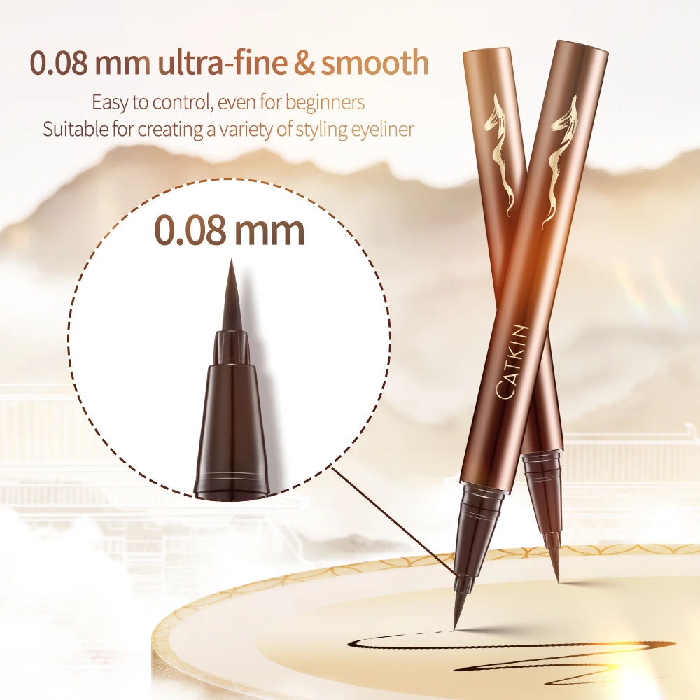 CATKIN waterproof black eyeliner pen smooth long lasting