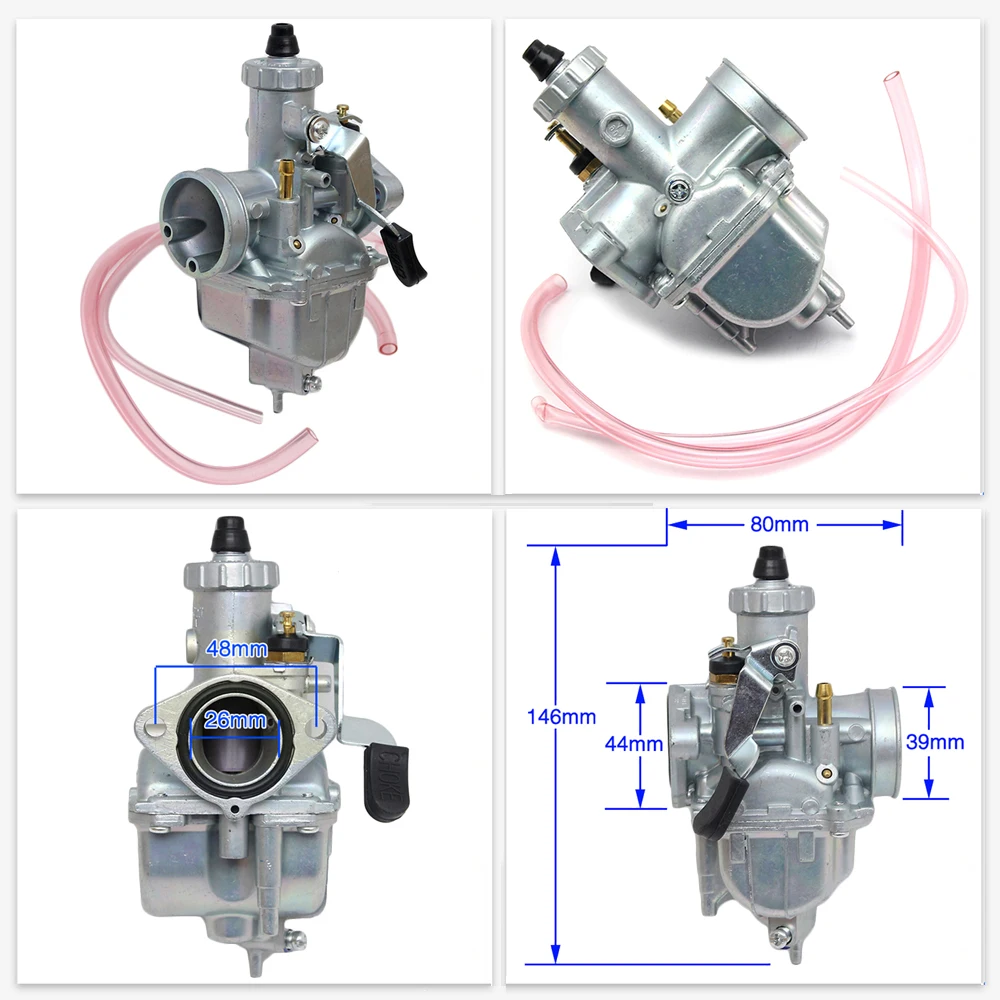 For Mikuni VM22 26mm Carb Carburetor 125cc 140cc For Quad ATV Dirt Pit