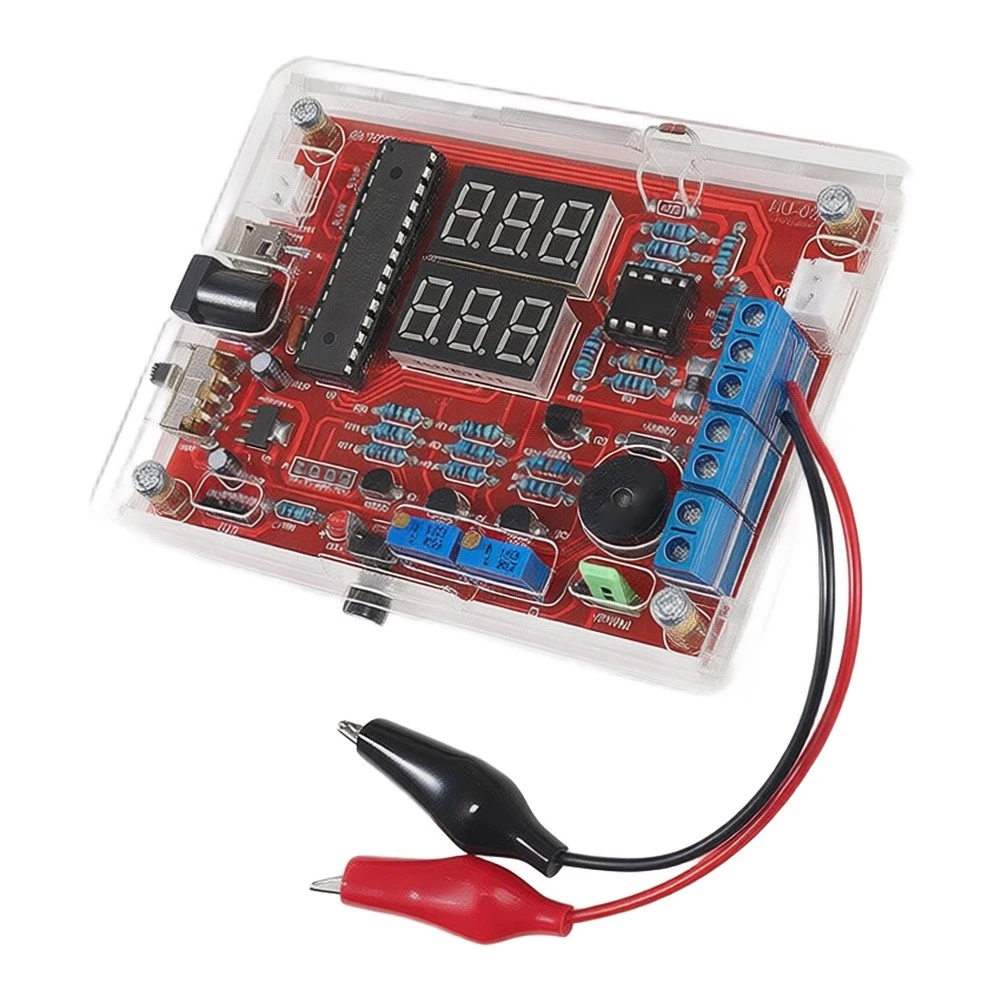 9.8cm*7.5cm*2.1cm LED Digital Multimeter DIY Kit Voltage Current Detector Soldering Practice Set For Electronics Learning