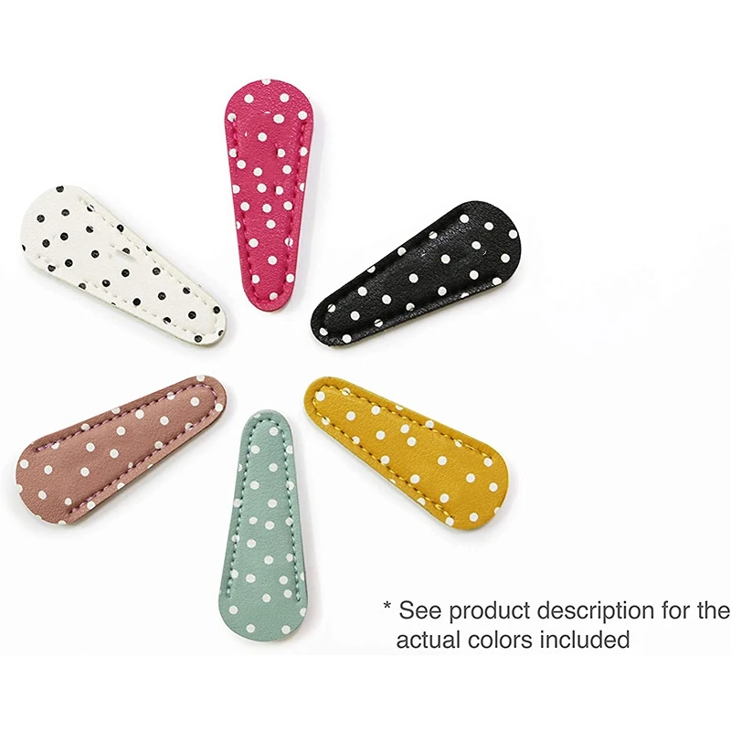 A23F-Scissors Sheath Safety Leather Scissors Cover Protector Sewing Scissor Sheath(3-Piece)