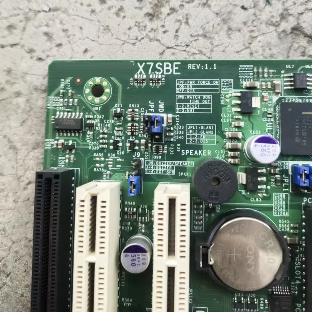 X7SBE REV1.1 LGA775 Industrial Control Equipment Motherboard Dual Net-work Card X7SBE