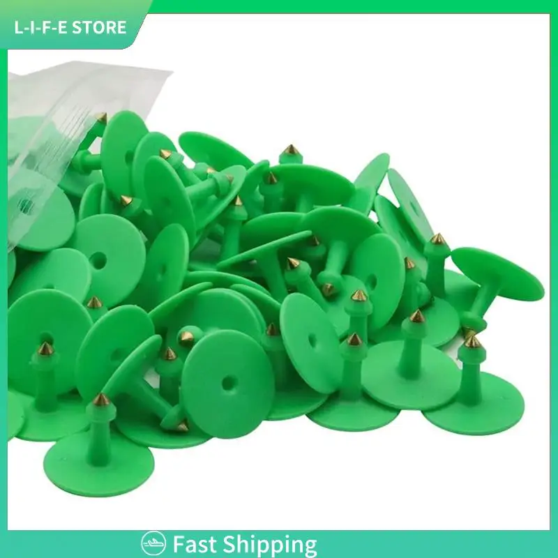 

Livestock Blank Ear Tags For Cattle Cows Sheep Pig Goats, 100 Pieces TPU Animal Identification Blank Ear Tags-AA98