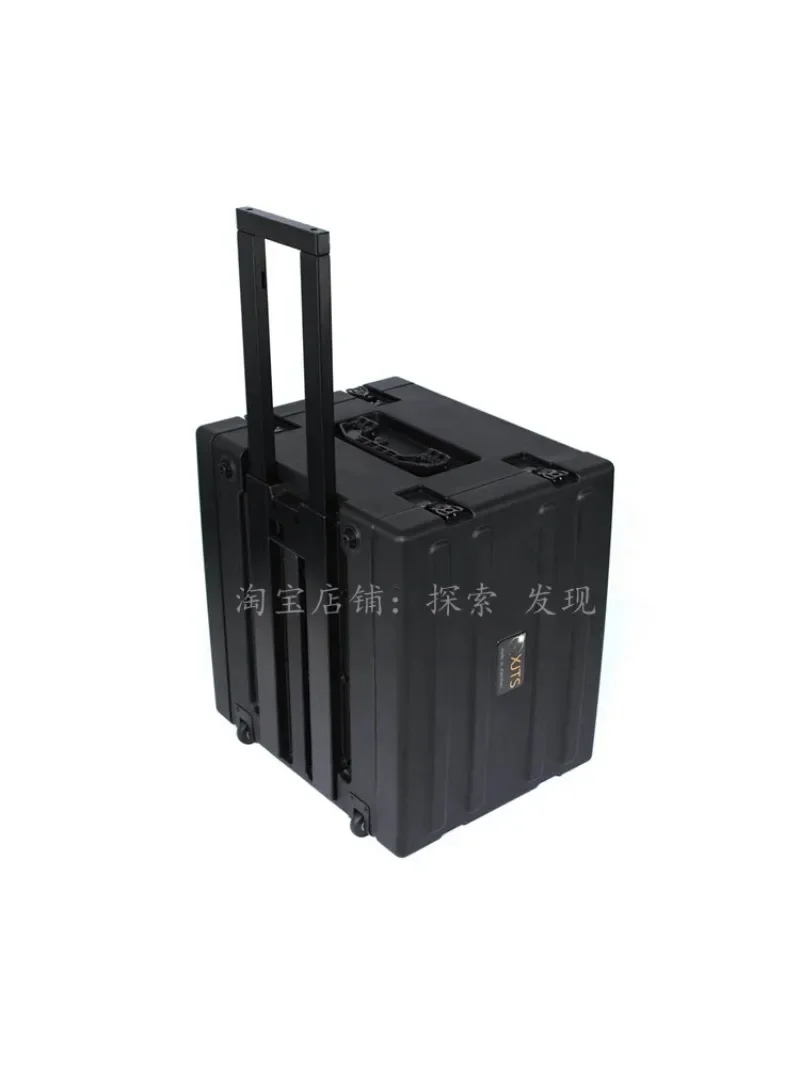 XJTS-8U 10U PE Plastic Air Case System Integrated   Guide Command  Equipment Cabinet Rack Box