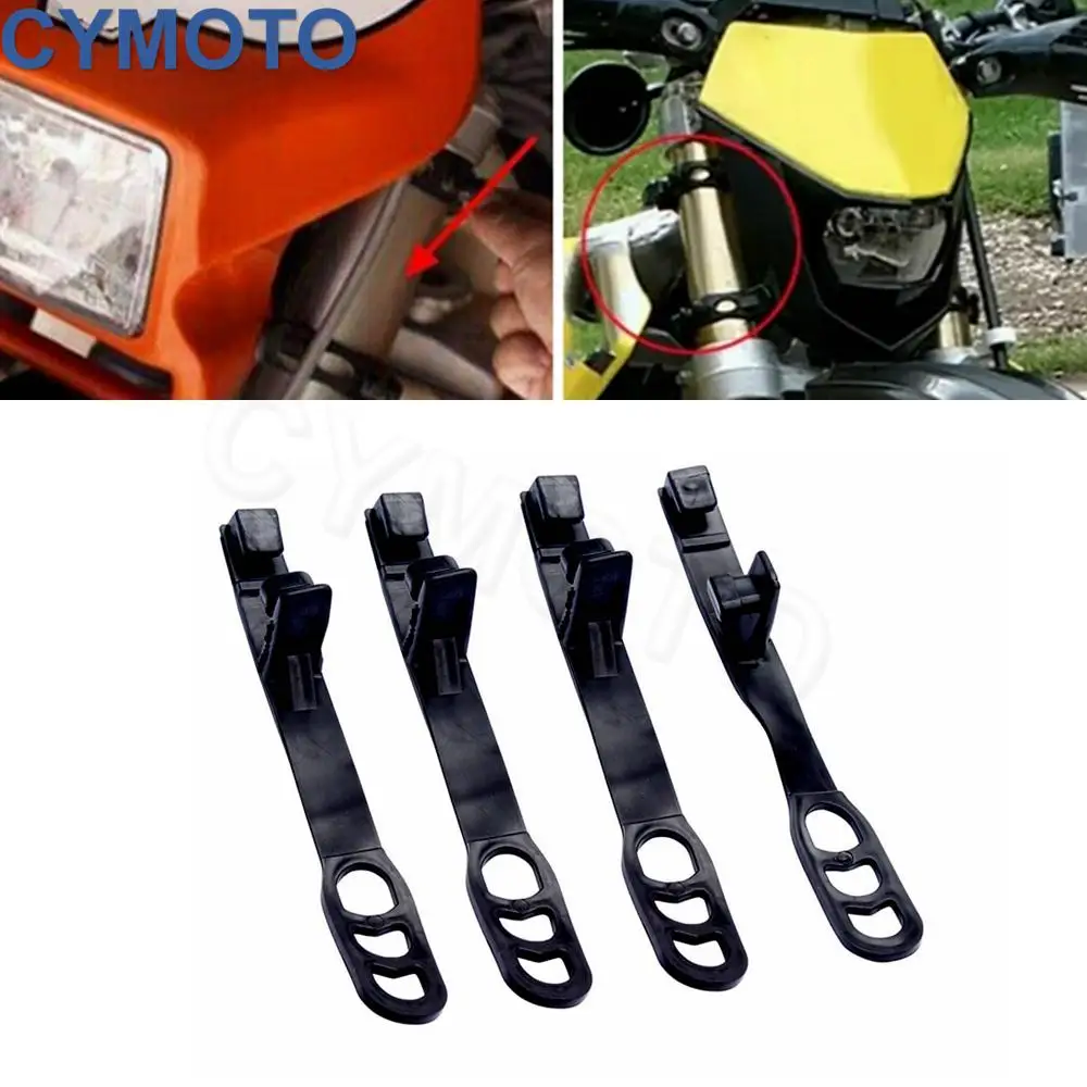 

4pc Motorcycles Headlight Rubber Straps Off-road For Universal All Dual Sport Motorcycles Dirt Bikes Naked Motor