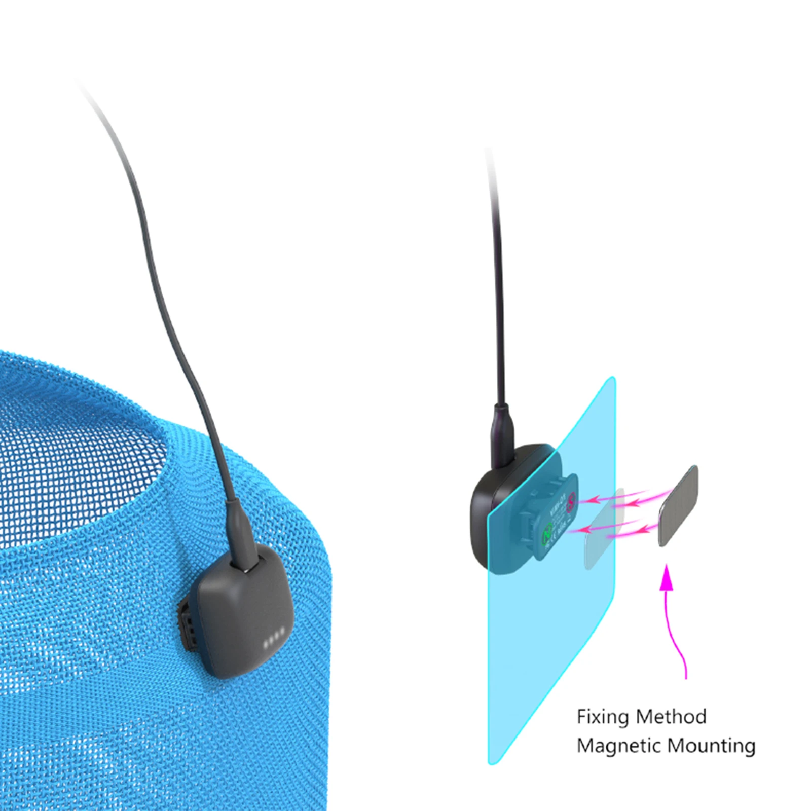 

Portable Charging Dock 800mAh Mini Travel Charger Travel-Friendly Design Power Supply Accessories for Meta Smart Glasses